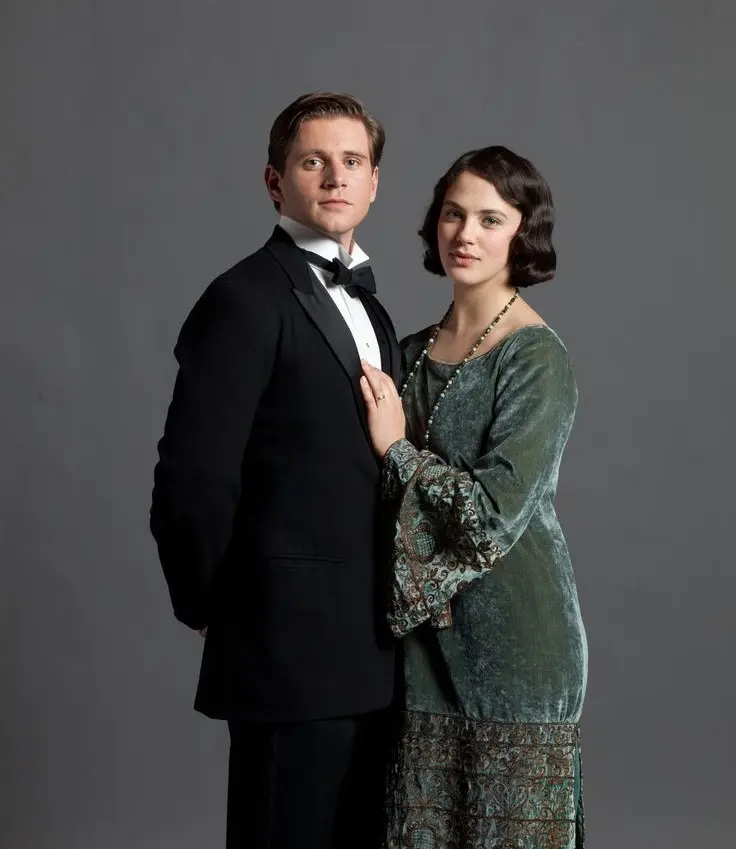 Sybil and Tom Branson poster